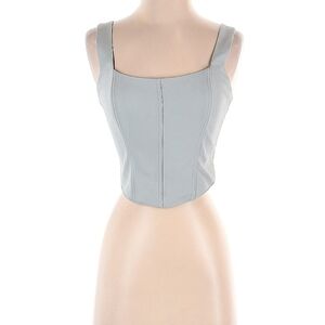 Abercrombie & Fitch Light Blue Corset Top